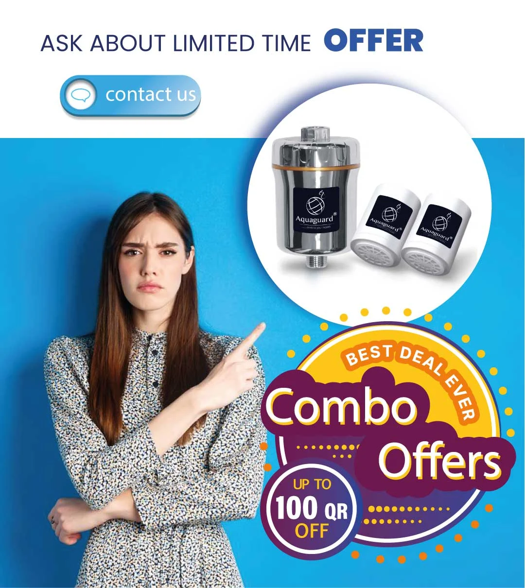 Aquaguard Qatar Shower Filter Offer